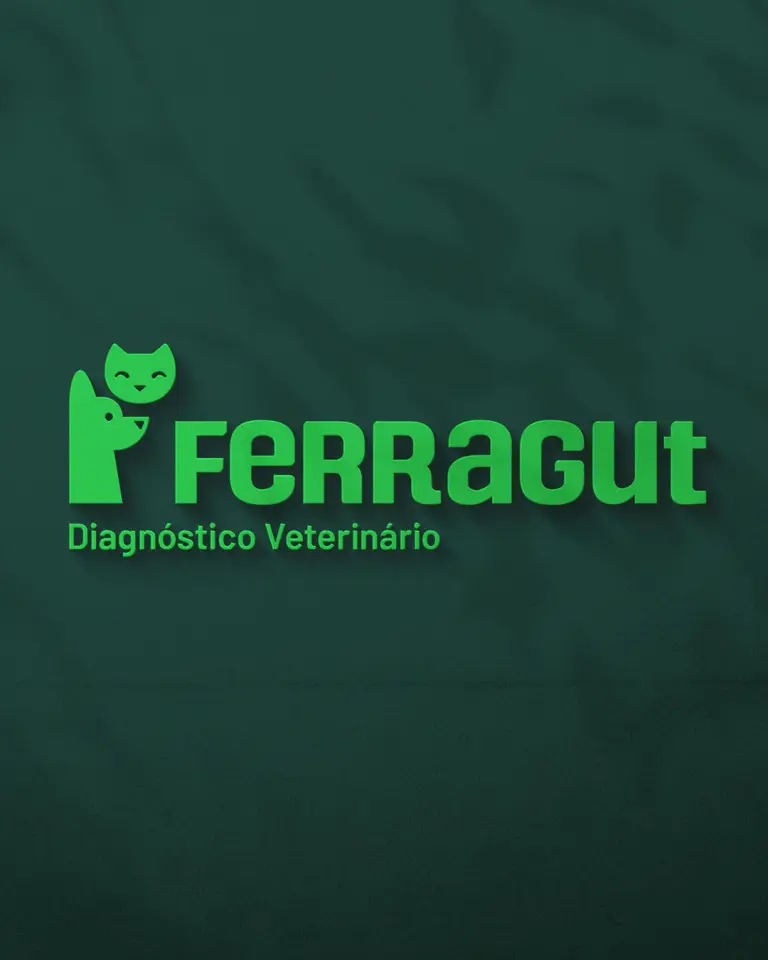 Logotipo da Clínica Ferragut criado pelo designer Lucas Caldas
